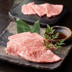 Specially selected Japanese black beef rib lava grilled meat