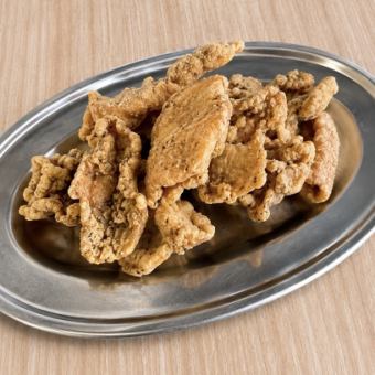 イカゲソ竜田揚げ/鶏皮パリパリ揚げ
