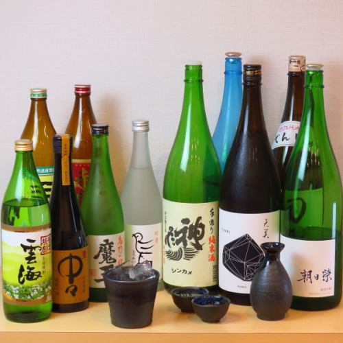【◆種類豊富◆】特に日本酒と焼酎がイチオシ！料理にあうお酒を取り揃えております
