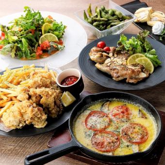[Delicious girls' party course] [2.5 hours all-you-can-drink x 6 dishes 3,500 yen] Exquisite! Melting cheese fondue and more!
