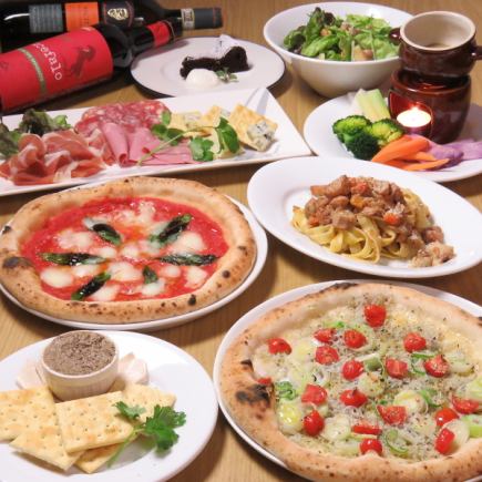 附贈各式葡萄酒等免費飲品！ Andiamo主廚精選套餐5000日圓（含稅）