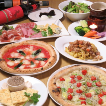 本課程包含那不勒斯披薩、肉類開胃菜和義大利美食（含無限暢飲/至少90分鐘）