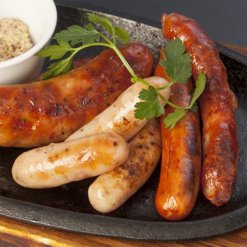 Assorted sausage