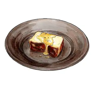 こだわりのバスク風チーズケーキ~濃厚バジルと白みそでお酒に合う~