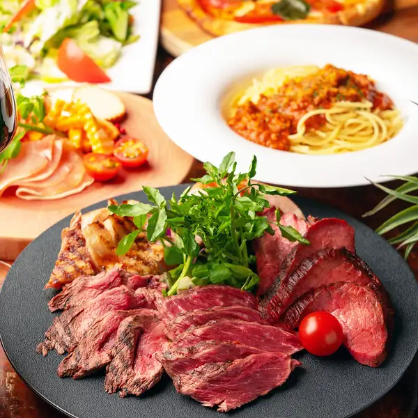 ◆All courses include steak◆2-hour all-you-can-drink included from ¥4,380<Year-end parties, New Year's parties, banquets, and group reservations welcome>