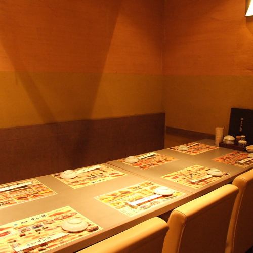 個室席ございます