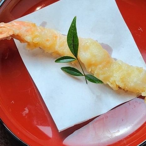 1 large shrimp tempura