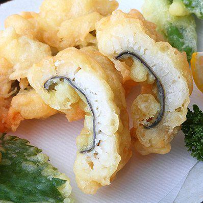 Eel tempura
