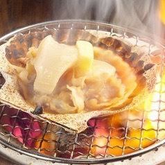 2 butter-grilled scallops in the shell