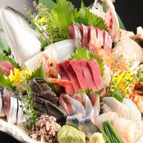おまかせ5点　刺身の盛り合わせ