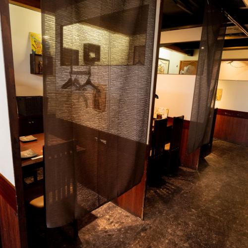 Relax in a semi-private room