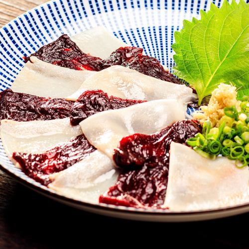 くじら赤白刺身