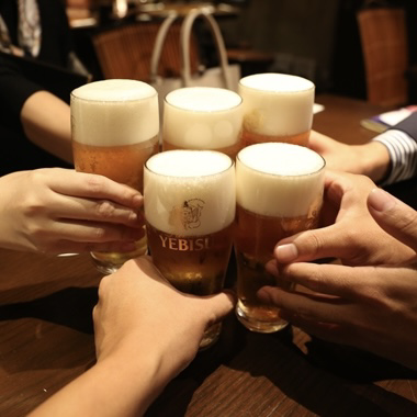 飲み放題は種類豊富にご用意！