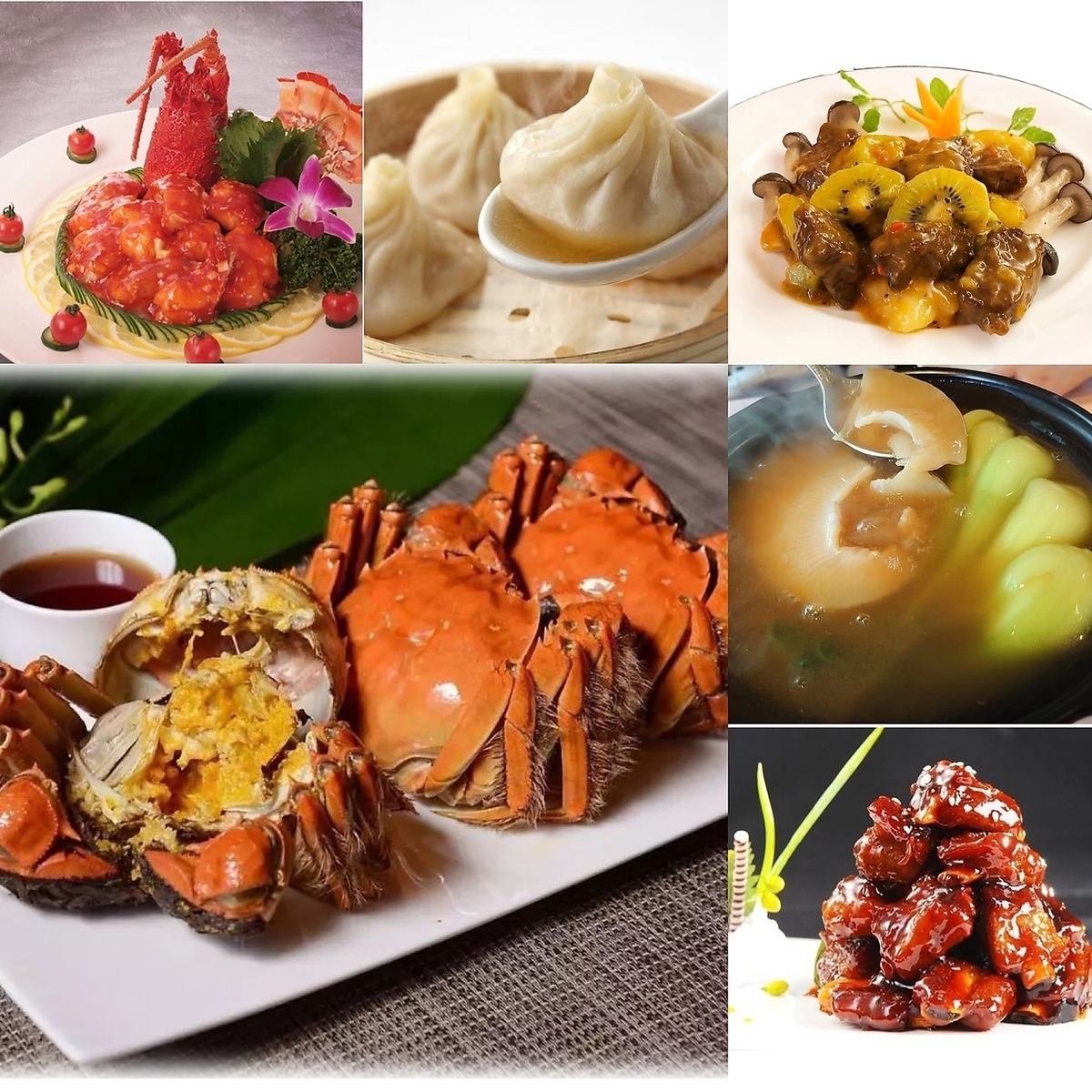 With a loved one on a big day ♪ There is also a seasonal Shanghai crab full course ♪