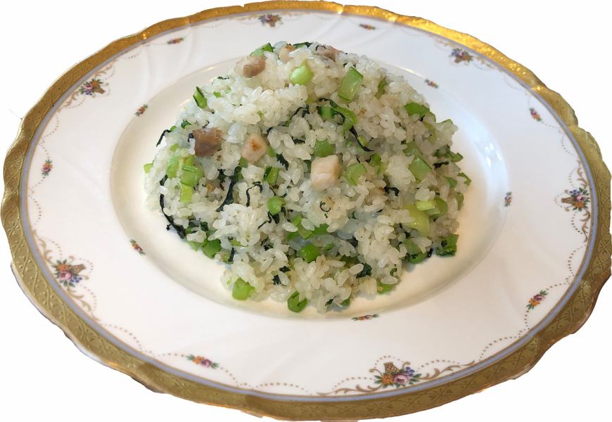 Shanghai green vegetable fried rice