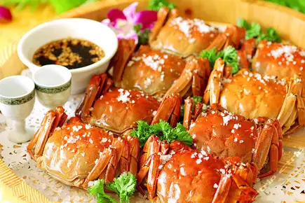 誕生日・記念日・接待に♪【料理のみ】（全8品〉上海蟹セット　8980円（税込）