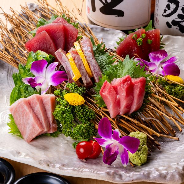 本まぐろを味わい尽くす「店長おすすめコース」