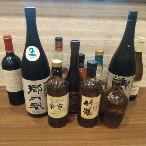多种酒精饮料，搭配您的食物