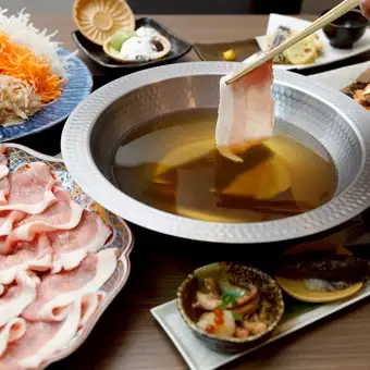 常陸ローズ豚しゃぶしゃぶコースA