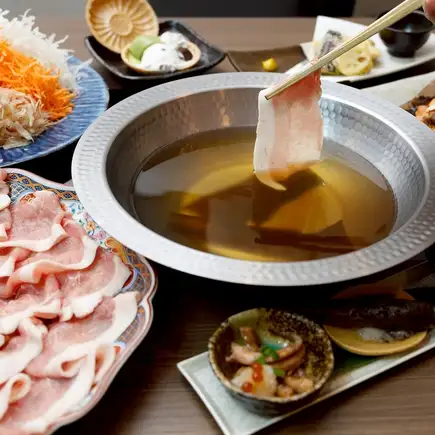 常陸ローズ豚しゃぶしゃぶコースA