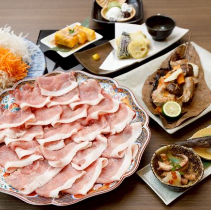 常陸ローズ豚しゃぶしゃぶコースB