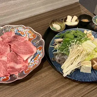 【2時間飲み放題付き】常陸牛すき焼きシンプルコース