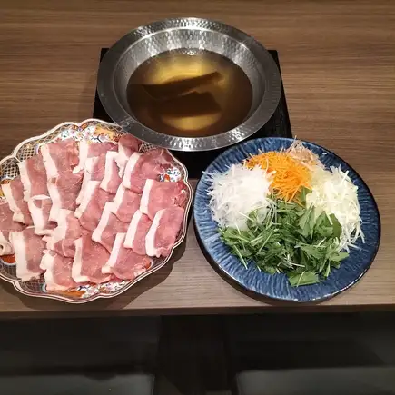 【2時間飲み放題付き】豚しゃぶしゃぶシンプルコース