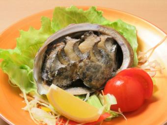 Grilled abalone butter