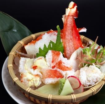 Boiled King Crab Sashimi