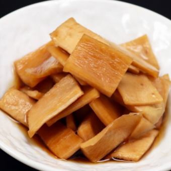 Homemade Harihari Daikon Radish Pickled in Soy Sauce