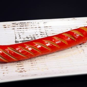 はちみつ入り魚肉フランク串(塩のみ)