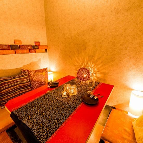 [1 minute walk from Hamamatsucho Station♪] We have an elegant, completely private room for 2 people♪