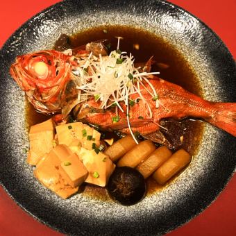 【個室確定◆極上コース】金目鯛の煮付けやローストビーフなど<3h生付き飲み放題/全9品>6500円