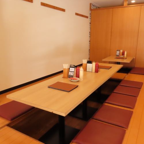 配備下沉式被爐的舒適包廂