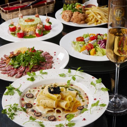 ご宴会に♪【3時間飲み放題】全5品4,500円（税込）料理が充実のパーティープランです！