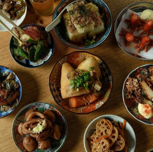 出汁が染みこんだ「にもの」の「煮物」