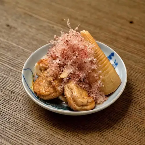 竹の子とがんもの土佐煮