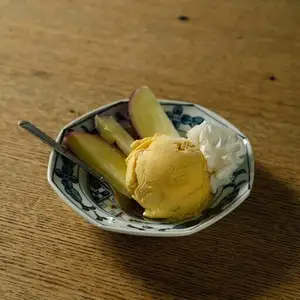 秋の安納芋アイス