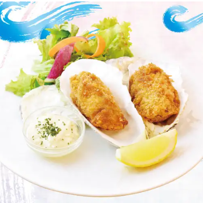 Fried oysters from Miyagi Prefecture