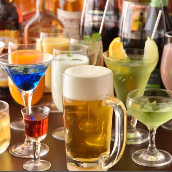 We offer a wide variety of over 50 drinks, including beer, highballs, and shochu!