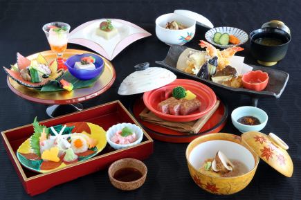 Seasonal Kaiseki Meal ≪7,700 yen (tax included)≫