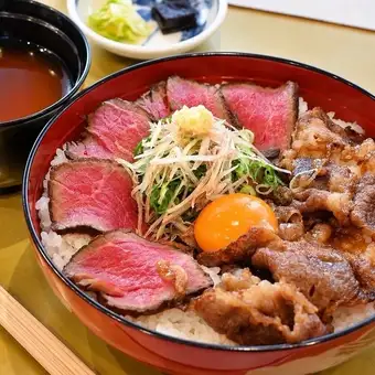 Lunch: Omi Beef and Beef Rice Bowl ≪3,000 yen (tax included)≫