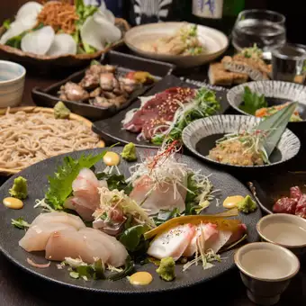 【満月コース】 2時間飲み放題付！お料理全11品5,000円(税込)