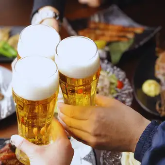 【当日OK！単品飲み放題】35種類以上！生ビール付き2時間飲み放題プラン