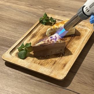 [Reservation only] Grilled chocolate cheesecake
