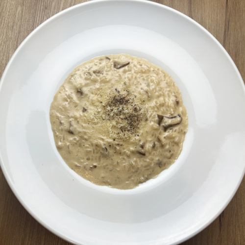 ポルチーニのクリームリゾット