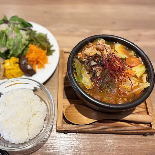 石烤番茄麻辣汤午餐