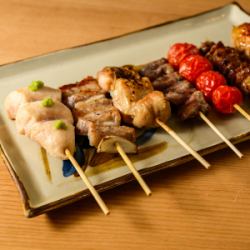 焼鳥の盛り合わせ（七本）