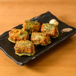 ちくわサラダの磯辺揚げ