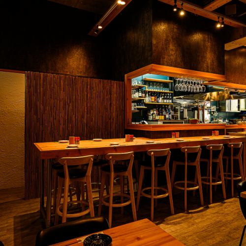 調理の様子を楽しめます♪